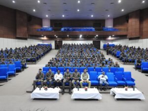 भारतीय सैन्य अकादमी के ऑफिसर कैडेट्स ने इन्दिरा गांधी राष्ट्रीय वन अकादमी, देहरादून का किया दौरा