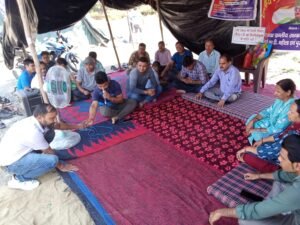प्रांतीय रक्षक दल हित संगठन के पीआरडी जवानों का धरना 45 वे दिन भी जारी।