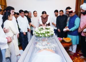 मुख्यमंत्री श्री पुष्कर सिंह धामी ने दिवंगत निशानेबाज श्री जसपाल राणा के आवास पहुंचकर व्यक्त की शोक संवेदना