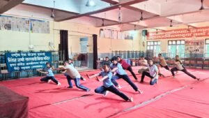 अंतर्राष्ट्रीय योग दिवस पर योगाभ्यास एवं ऑनलाइन क्विज प्रतियोगिता हुई आयोजित