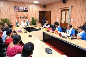 कॉमनवेल्थ गेम्स 2026 के उत्तराखंड के पदक विजेताओं और प्रशिक्षकों को मुख्यमंत्री धामी ने किया सम्मानित