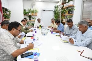 मुख्य निर्वाचन अधिकारी ने राजनैतिक दलों के साथ की बैठक